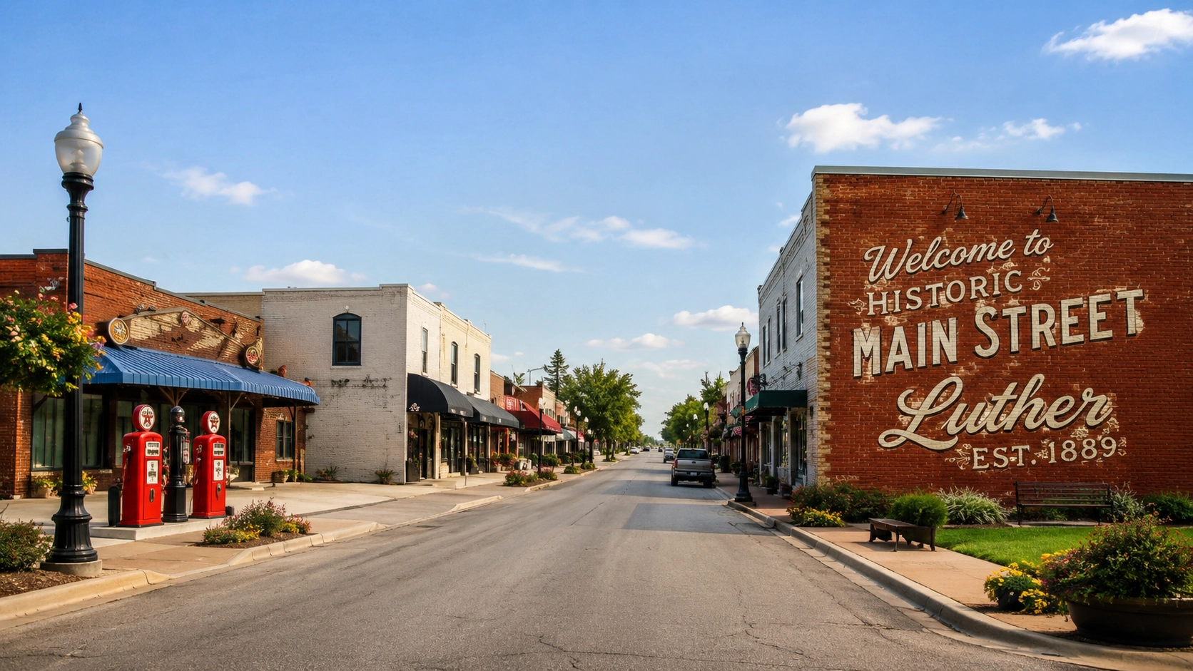 Luther, Oklahoma — northeast OKC metro community along the Route 66 corridor