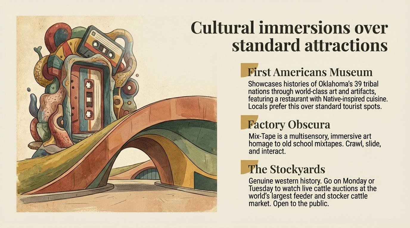 Stockyards City cattle and Western heritage imagery in OKC