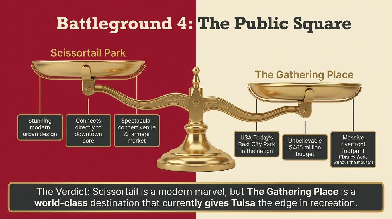 Turnpike Tussle visual 6: OKC vs Tulsa commute, cost, and lifestyle comparison