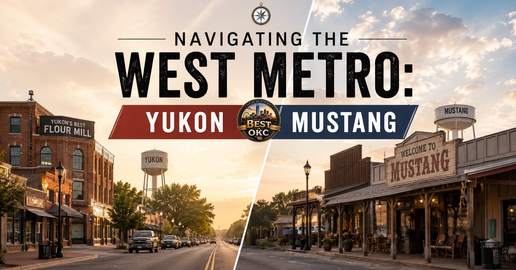 Living in Yukon vs Mustang, Oklahoma — west OKC metro relocation comparison